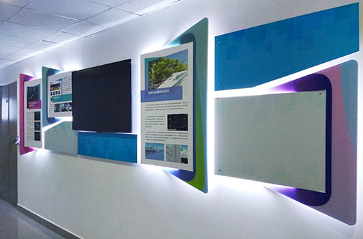 东北大学创新工作室文化墙设计